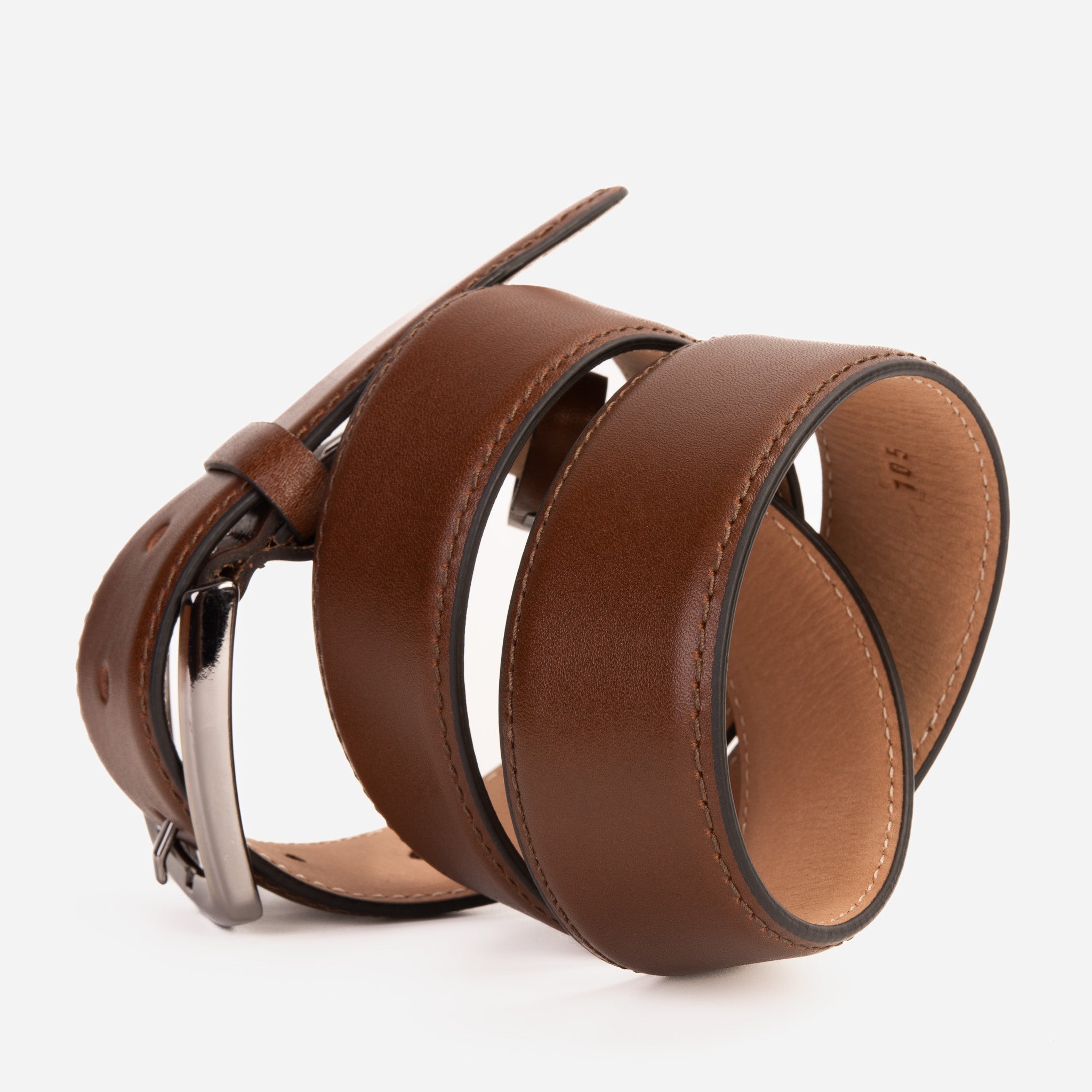 The Torino Brown Calfskin Belt