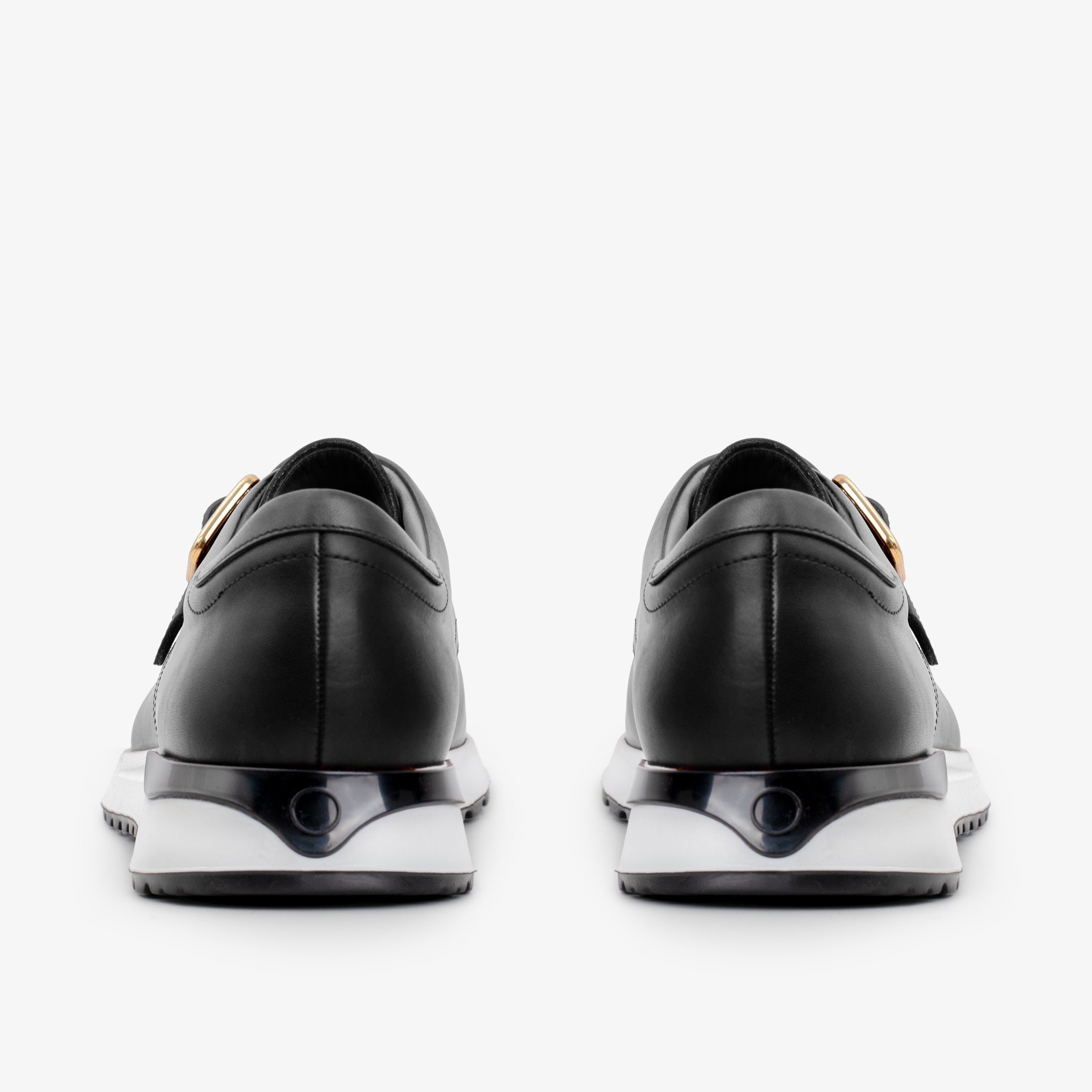 The Torino Black Leather Men Sneaker