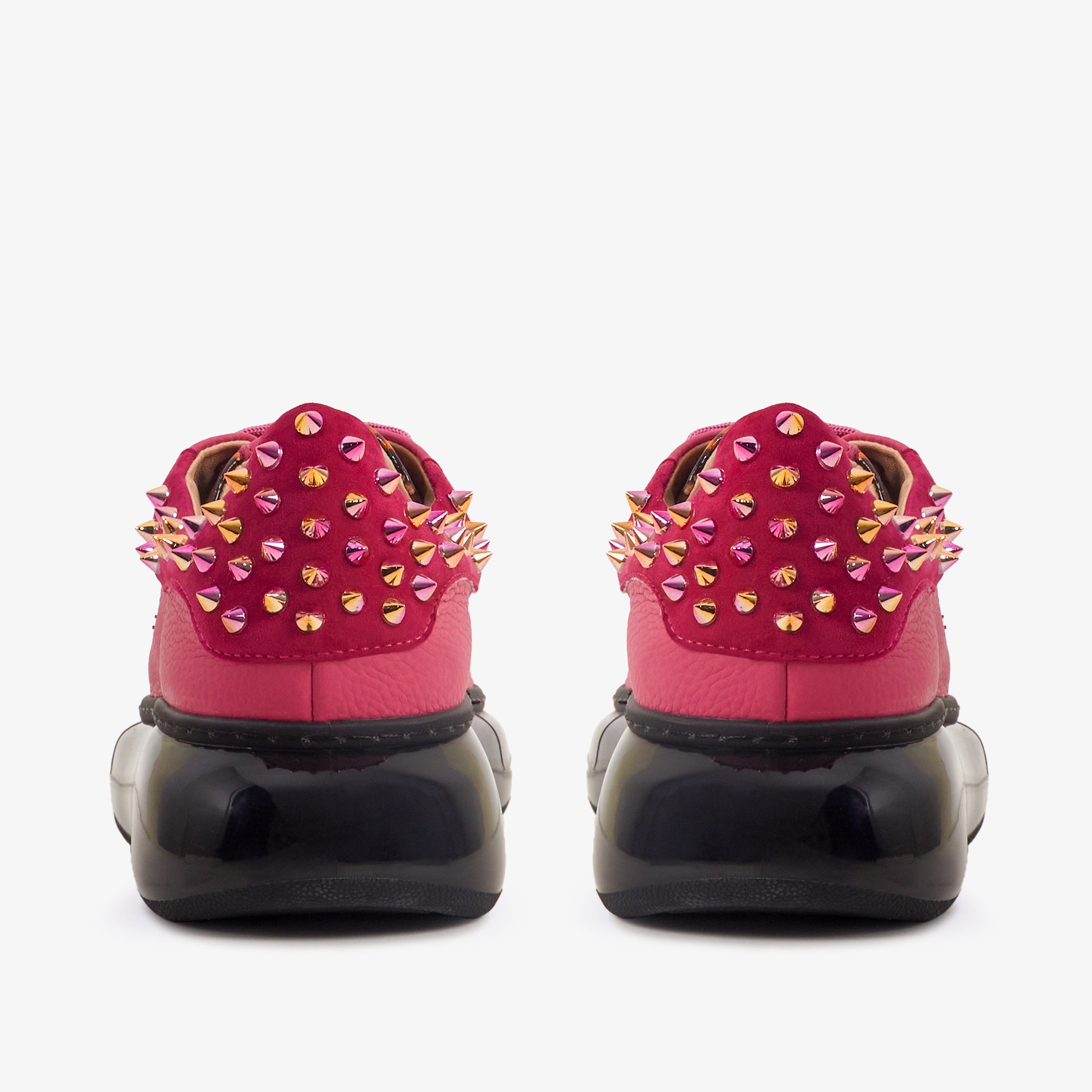 The Venezia Fuchsia Leather Women Sneaker