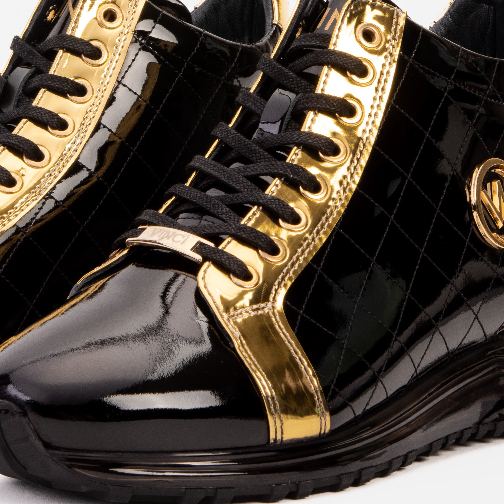 The Prestige Black & Gold  Limited Edition  High-Top Men Sneaker