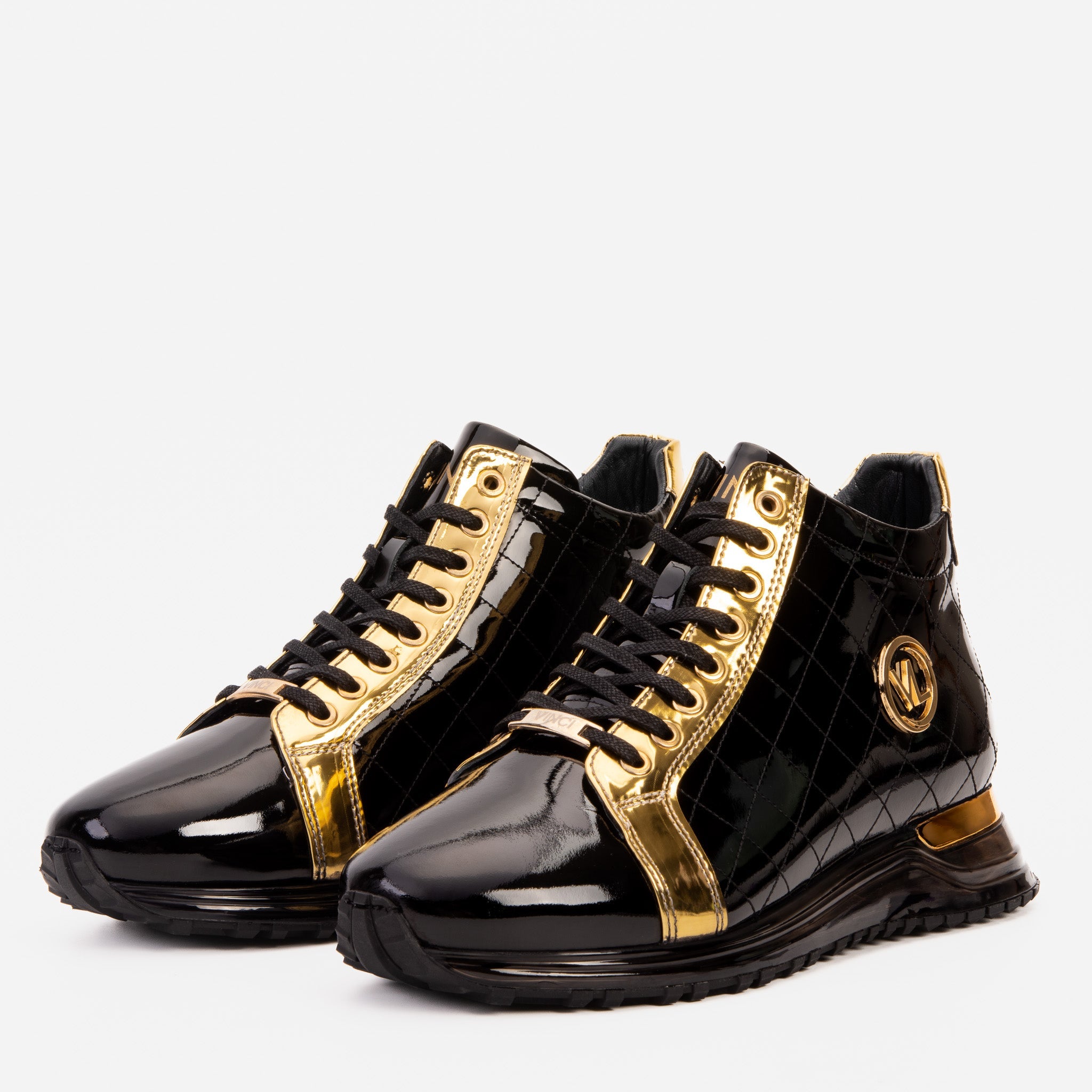 The Prestige Black & Gold  Limited Edition  High-Top Men Sneaker
