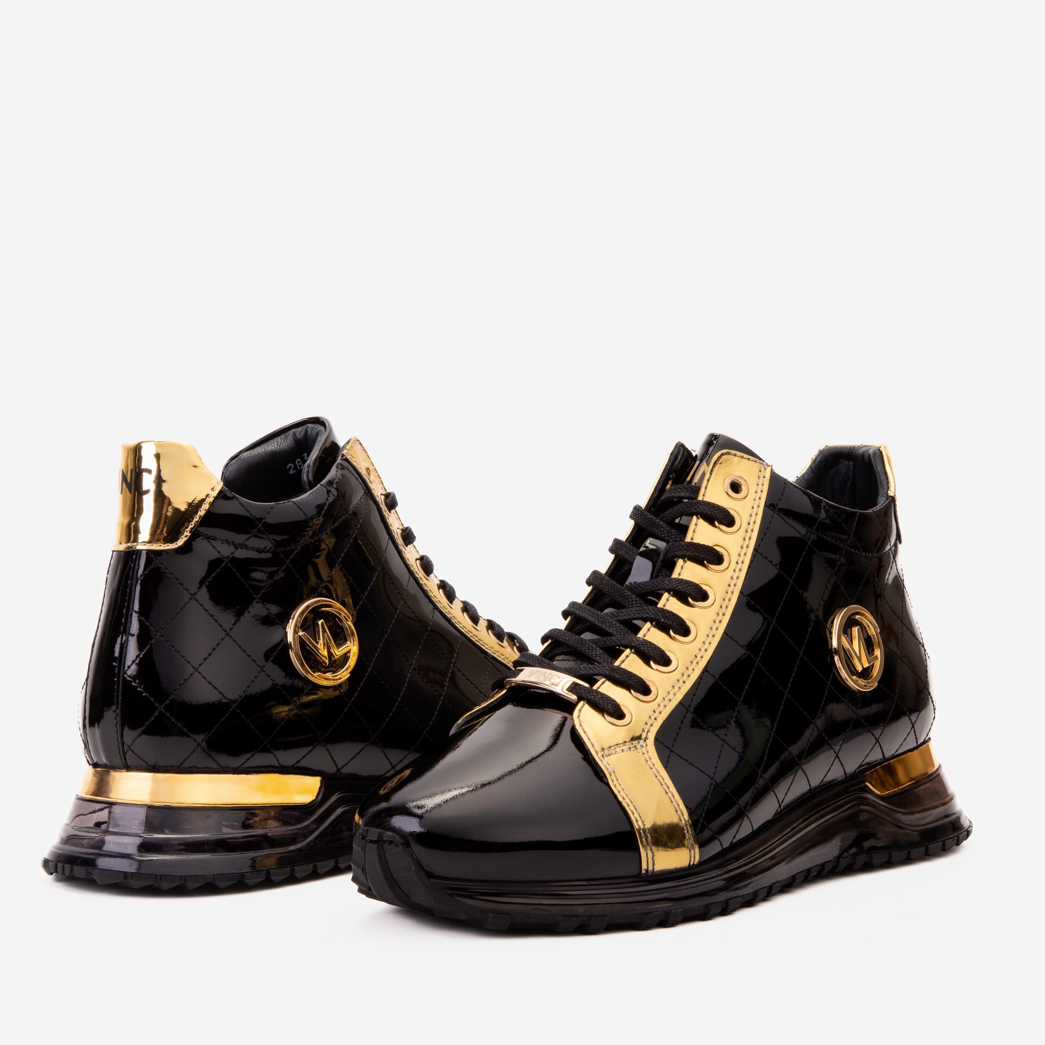 The Prestige Black & Gold  Limited Edition  High-Top Men Sneaker