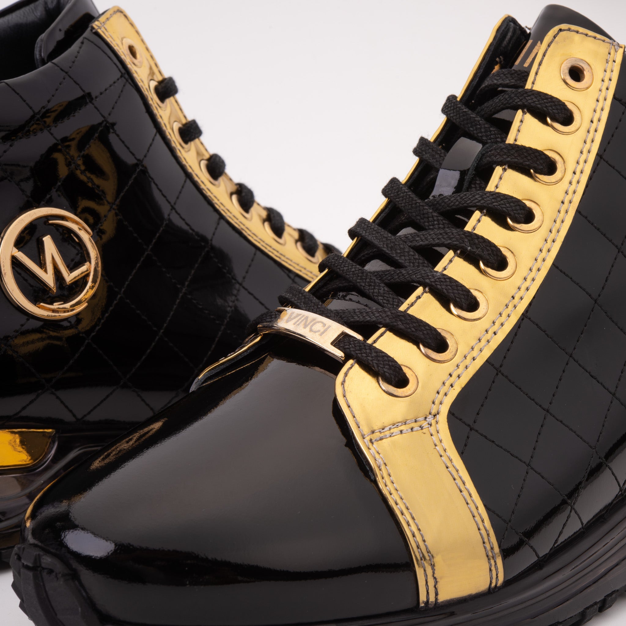 The Prestige Black & Gold  Limited Edition  High-Top Men Sneaker