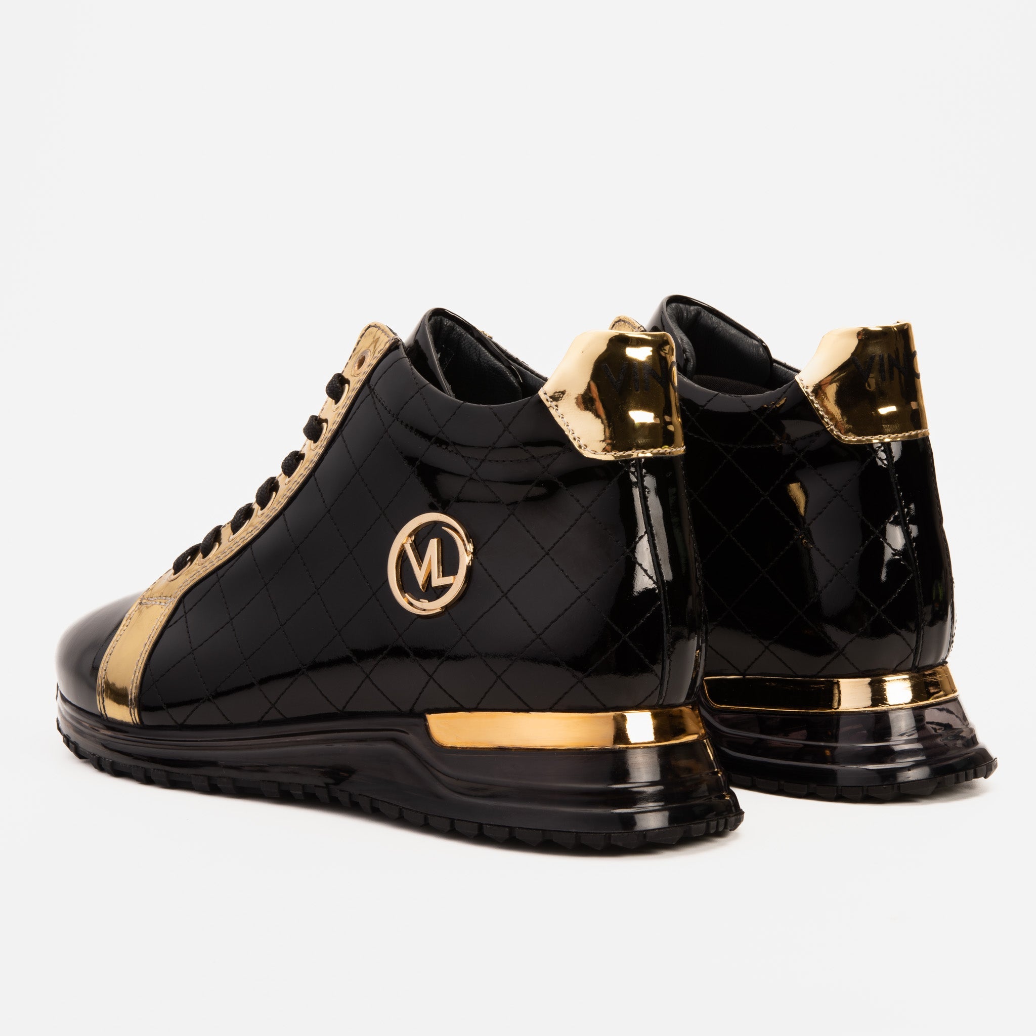 The Prestige Black & Gold  Limited Edition  High-Top Men Sneaker