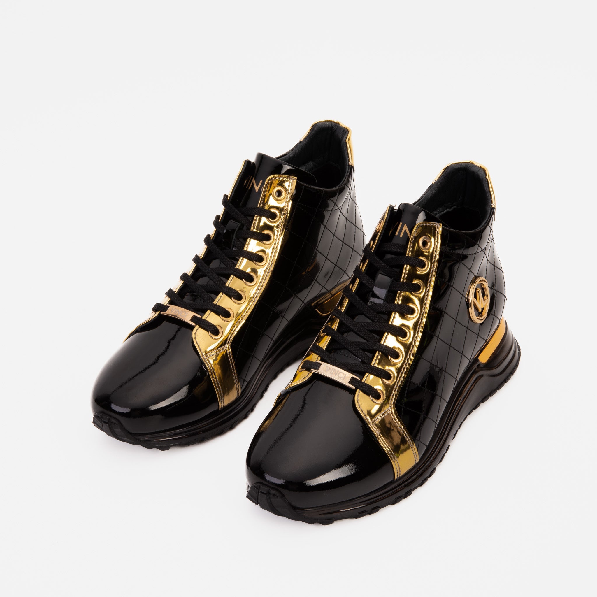 The Prestige Black & Gold  Limited Edition  High-Top Men Sneaker