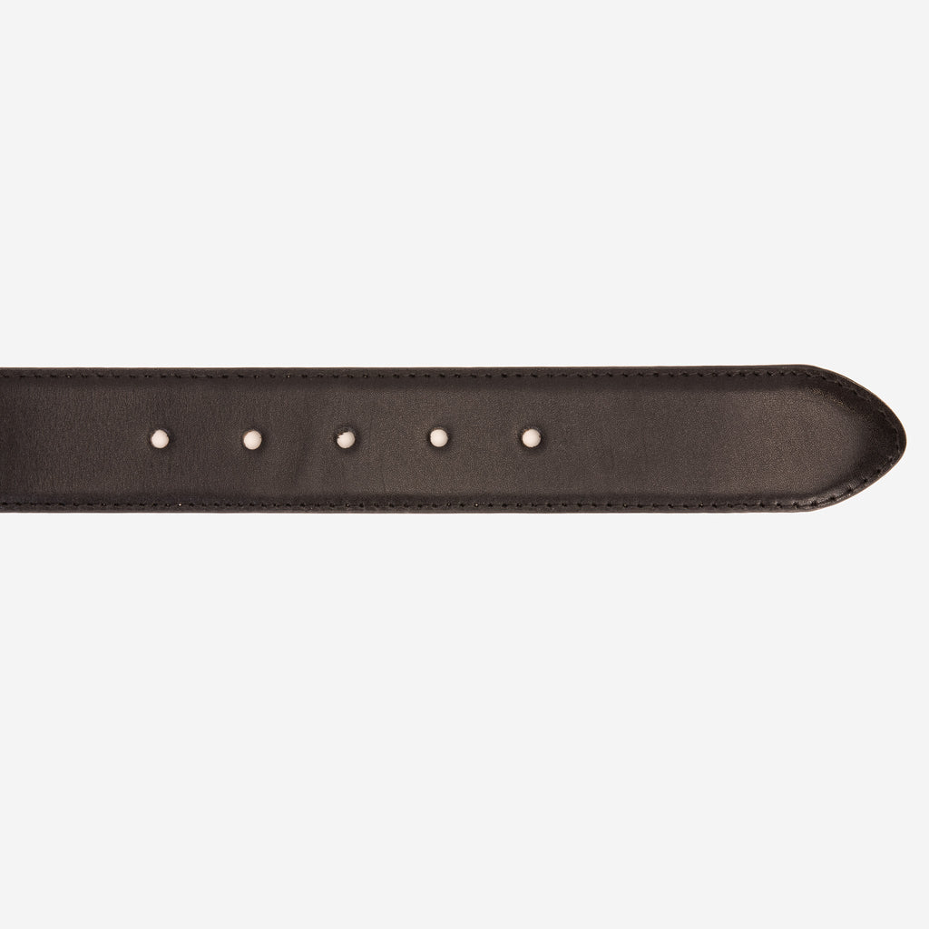 The Torino Black Calfskin Belt