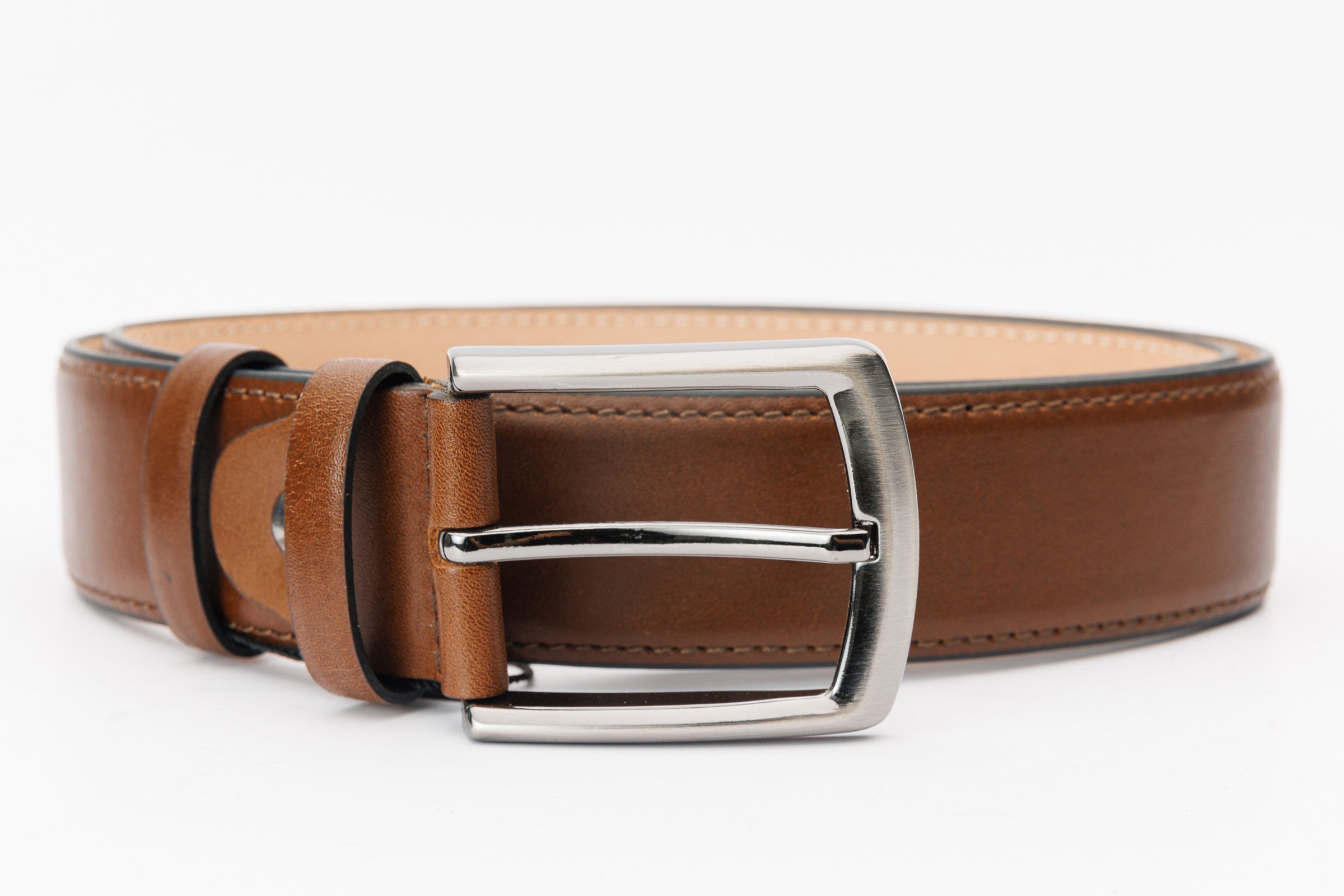 The Torino Brown Calfskin Belt