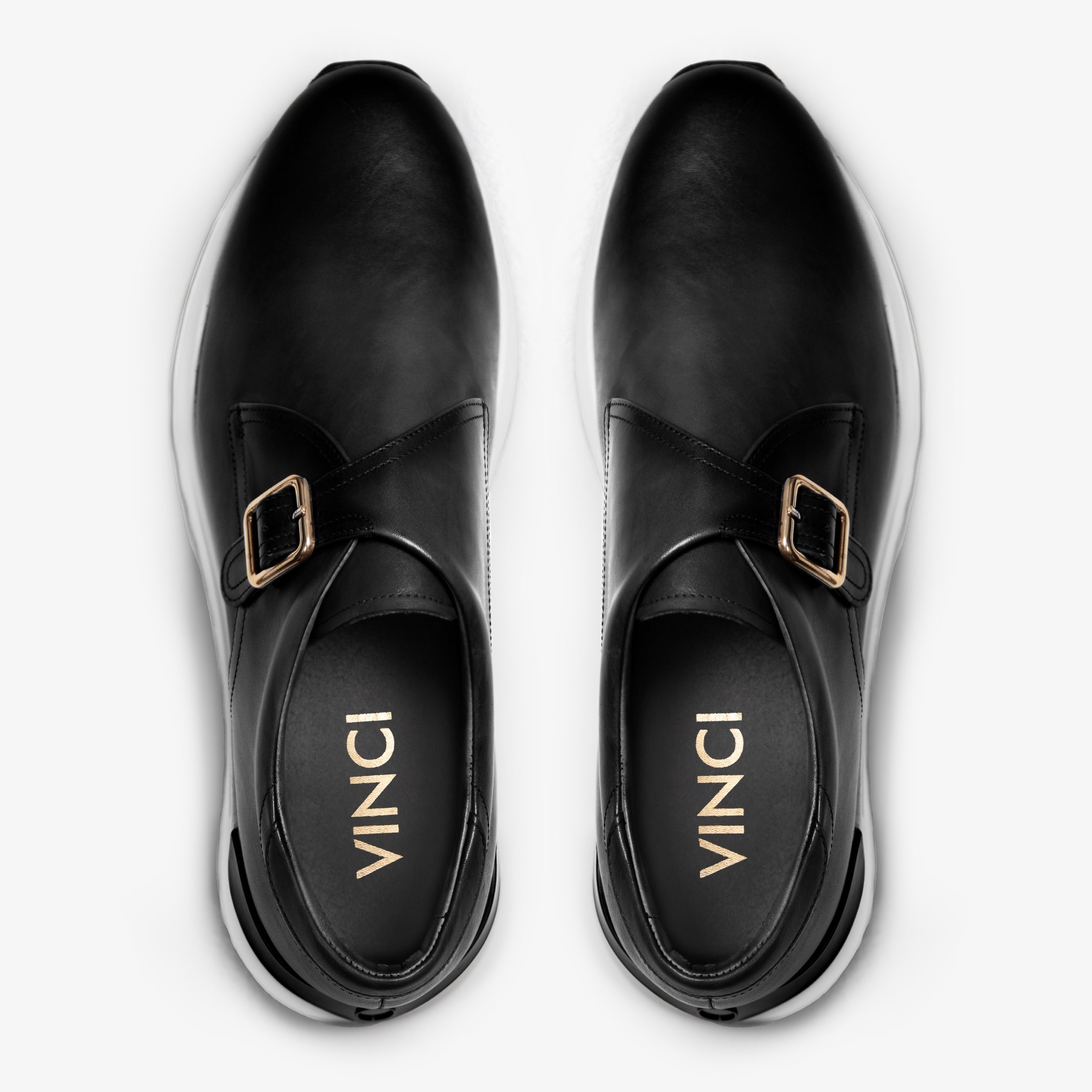 The Torino Black Leather Men Sneaker