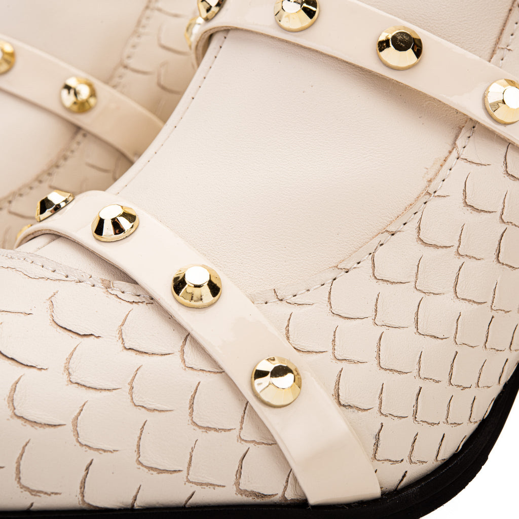 The Valentina Leather Block Heel Women Boot