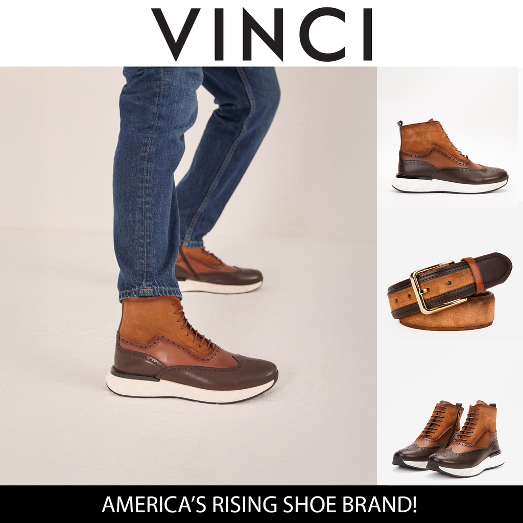 The Regent Brown Leather Wingtip Brogue Men Casual Boot